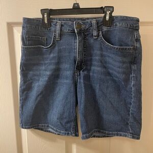 Lee Women’s Dark Blue Jean Shorts